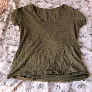 Dark Green V-Neck